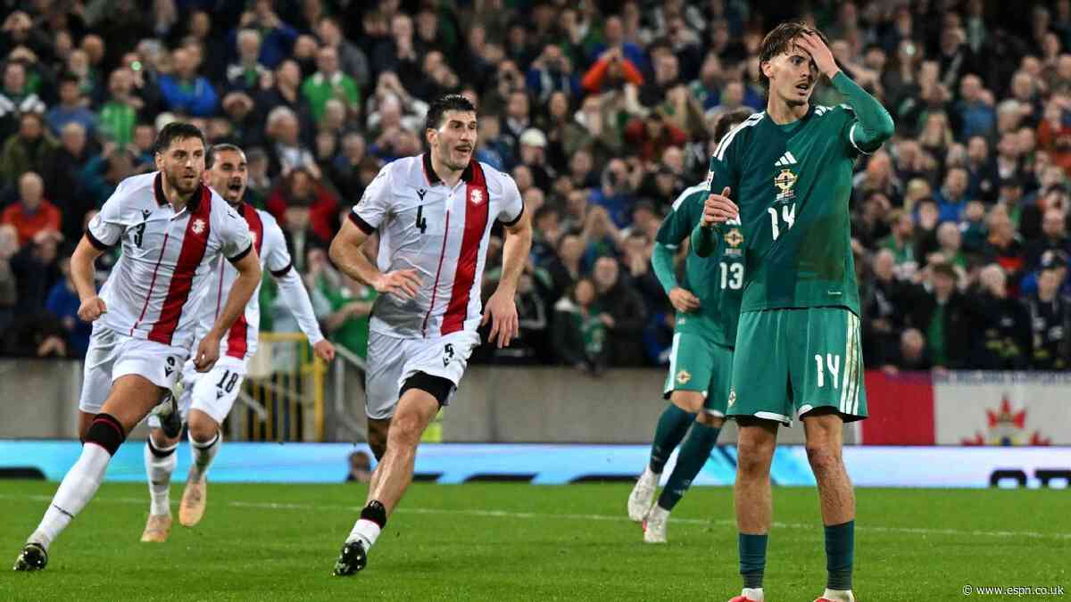 N. Ireland held by Georgia after late pen miss