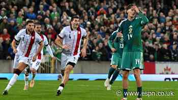 N. Ireland held by Georgia after late pen miss