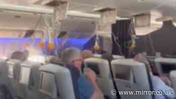 British Airways horror as plane plunges 28,000ft with oxygen masks deployed inside turbulent cabin