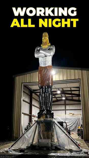 Our 40-Foot Statue Was Cracked. Look At It Now