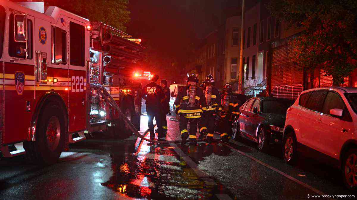 Early-morning fire at Bushwick apartment building displaces 11 people
