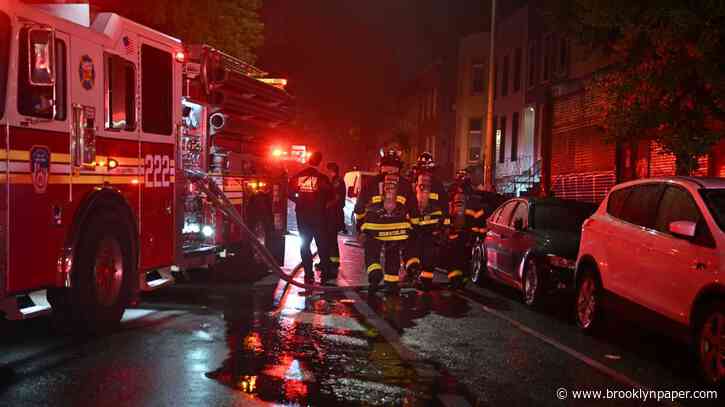 Early-morning fire at Bushwick apartment building displaces 11 people