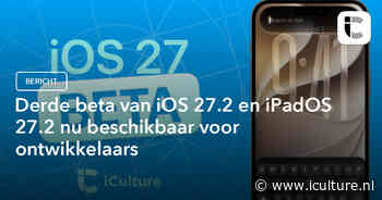 Derde beta van iOS 27.2 en iPadOS 27.2 nu beschikbaar voor ontwikkelaars