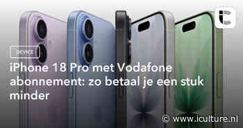 iPhone 18 Pro met Vodafone abonnement: zo betaal je een stuk minder