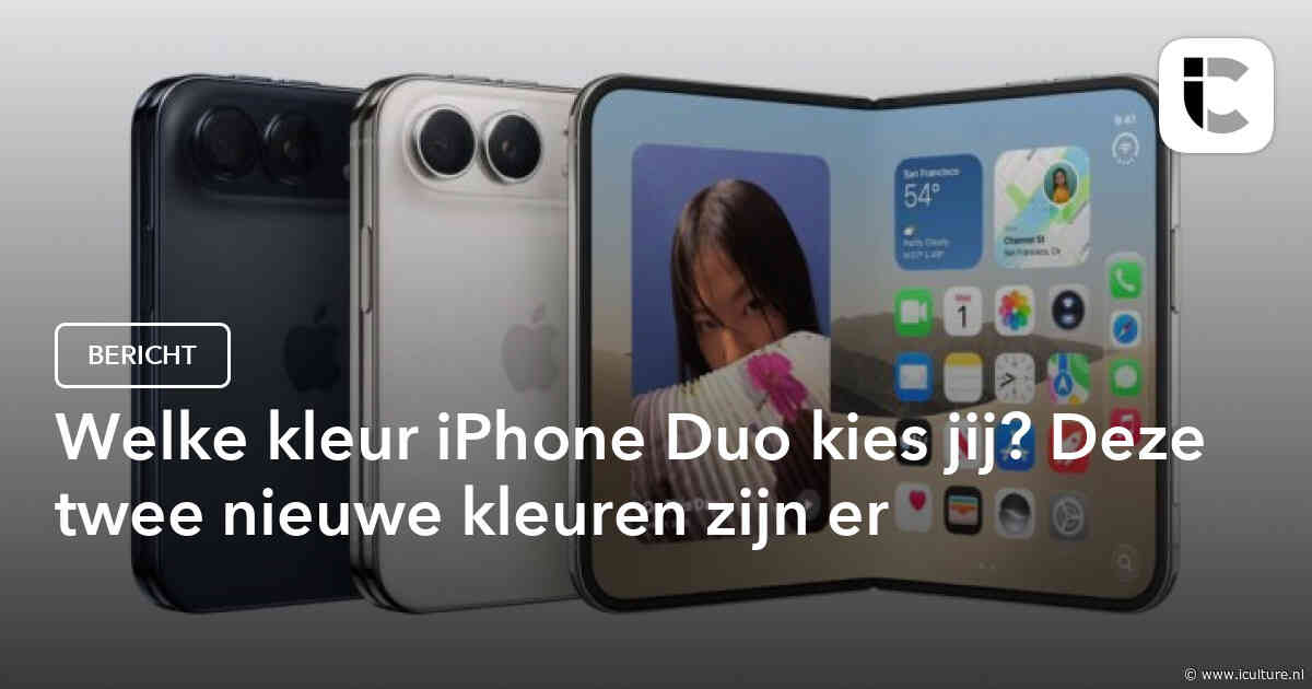 Welke kleur iPhone Duo kies jij? Deze twee nieuwe kleuren zijn er