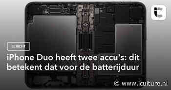 iPhone Duo heeft twee accu’s: dit betekent dat voor de batterijduur