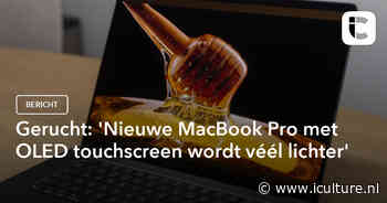 Gerucht: ‘Nieuwe MacBook Pro met OLED touchscreen wordt véél lichter’