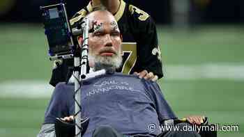 Saints icon Steve Gleason makes emotional Superdome appearance amid ALS battle... 20 years on from his iconic play after Hurricane Katrina
