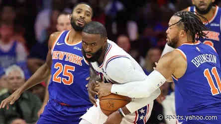 Knicks struggle shooting in first preseason game, fall to 76ers