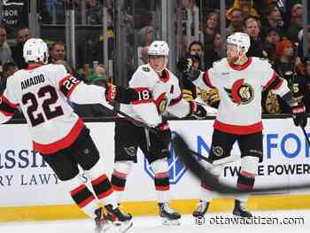 Senators score big win over Bruins, hold their breath on Linus Ullmark's health