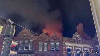 Nottingham fire live updates as UK city centre closed overnight and houses evacuated