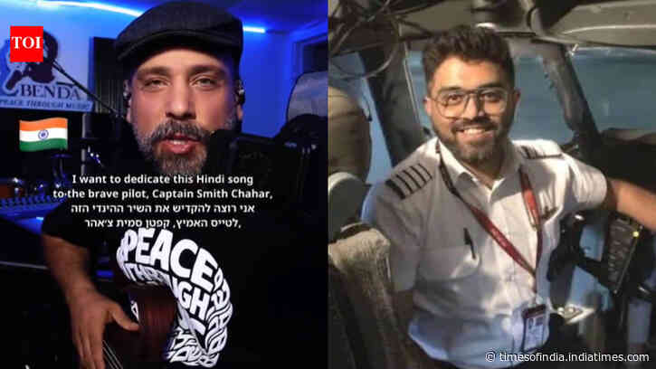 Israeli-American singer learns Shah Rukh Khan song to honour ‘brave’ Captain Smit Machchhar