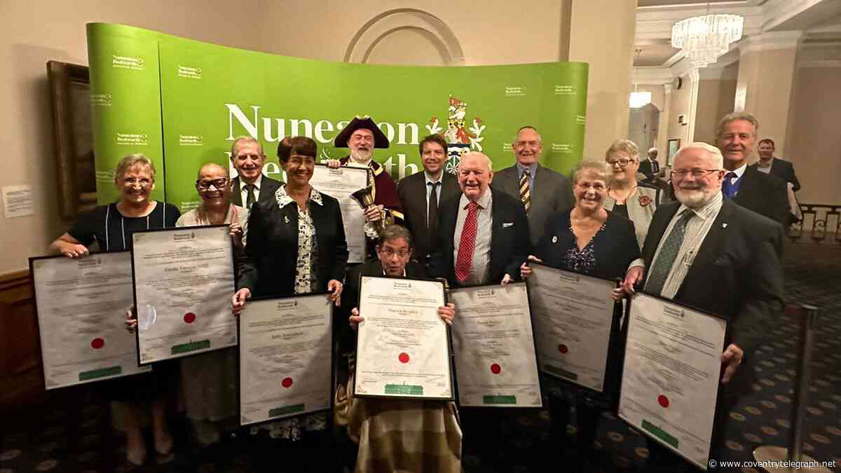 Every civic honour available to locals in Nuneaton and Bedworth - and the council wants you to choose