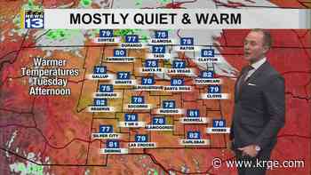 Mostly quiet and mild weather continues this week across New Mexico