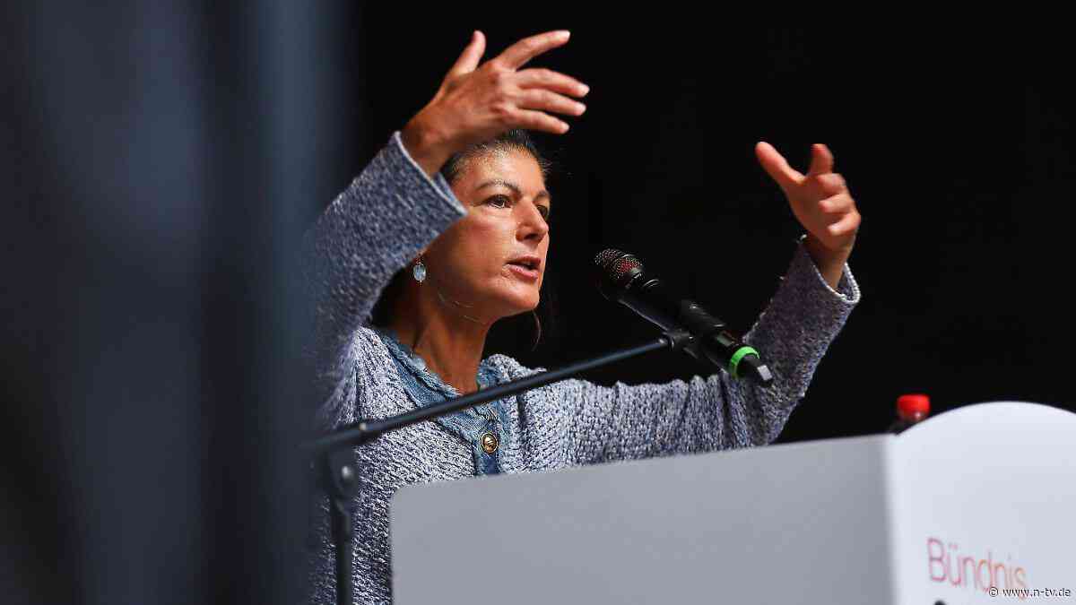 Wahl in Sachsen-Anhalt: Wagenknecht sieht AfD-Landtagspräsident als "Selbstverständlichkeit"