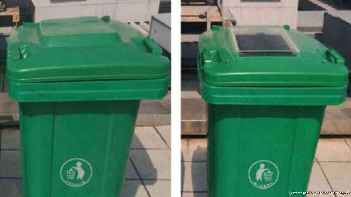 Neuer Mülltonnendeckel baut Gestank mehr als 40 Tage lang ab