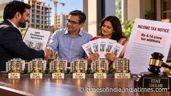 Man gets 6 flats under builder deal, transfers 5 to wife; gets tax notice for Rs 4.14 crore additions