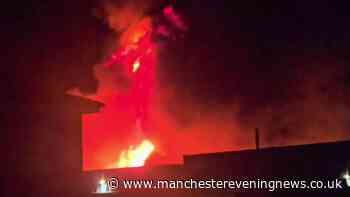 Bury fire LIVE as 'avoid the area' warning issued amid huge blaze near town centre
