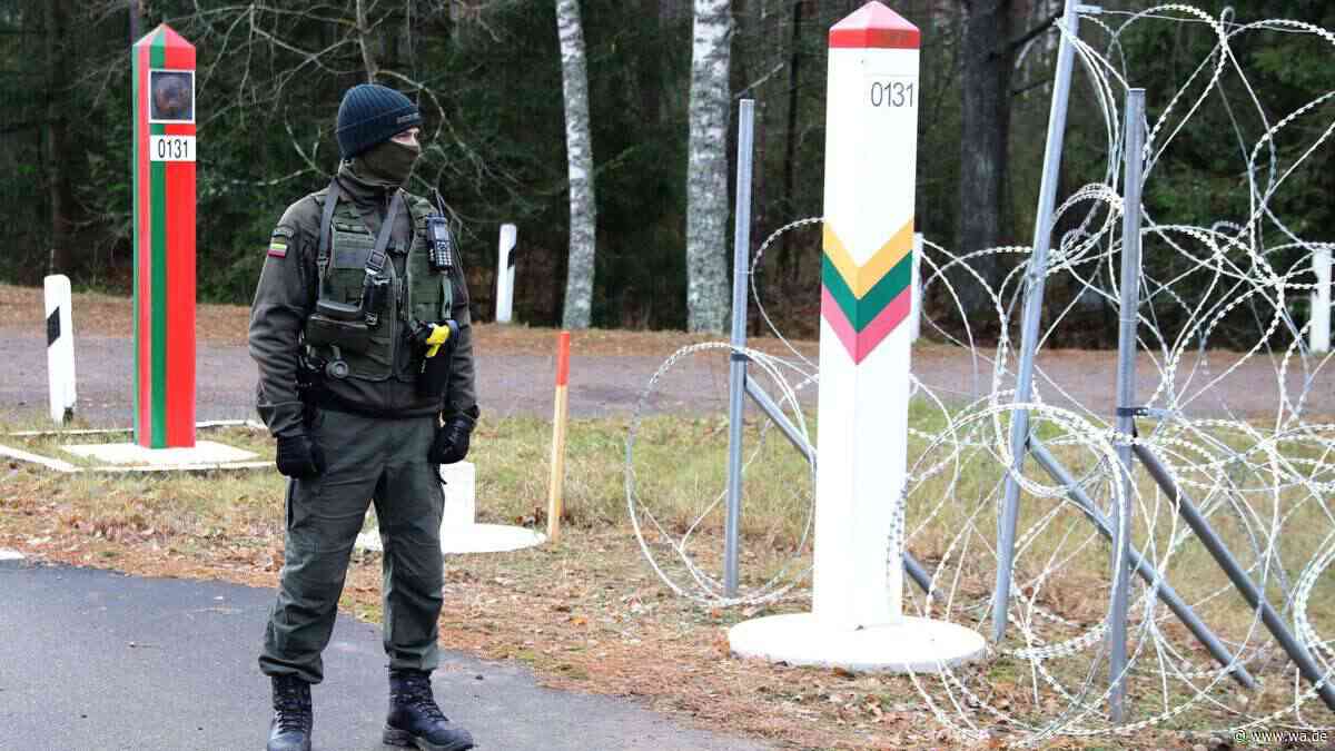 NATO-Jets am Himmel, Drohnen in der Schule und Tarnnetze im Einkaufszentrum: Litauen wappnet sich gegen Putin