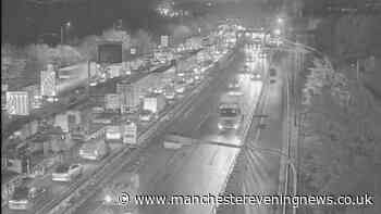 M62 traffic RECAP with delays after police shut all lanes after crash