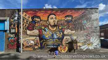Atherton MP blasts 'utterly disgusting' vandalism after swastika painted on Tom Aspinall mural