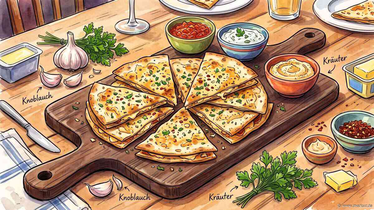 Tortilla-Knoblauchbrot: So gelingt das schnelle Fingerfood in Minuten