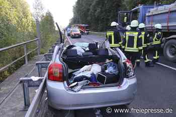 Frontalcrash nach gescheitertem Überholversuch auf der Ortsumfahrung Flöha