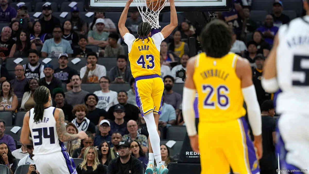 Lakers dethrone Kings in preseason opener