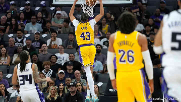Lakers dethrone Kings in preseason opener