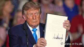 Geschenk im Wahlkampf: Trump verspricht steuerfreien Diesel per Dekret