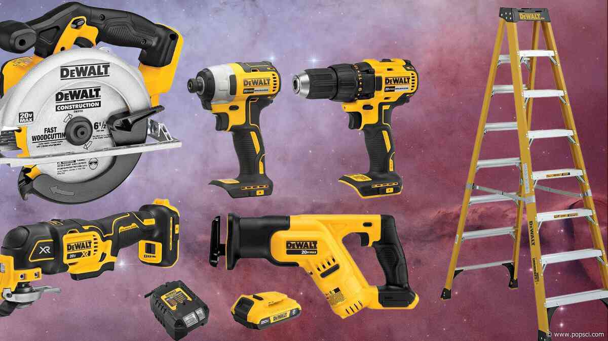 Amazon is blowing out DeWalt power tools for clearance prices during the Prime Big Deal Days sale