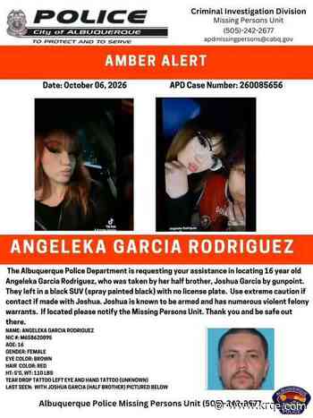 Albuquerque police searching for abducted teen