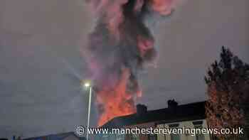 Fire crews descend on Bury street after huge fire breaks out