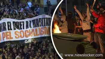 Chaos in Barcelona na massaprotest woningcrisis: branden, vuurwerk en geweld