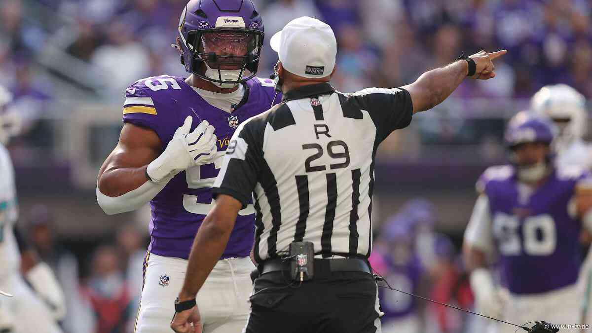 Unprofessionelles Verhalten: Spieler beleidigt: NFL sperrt zwei Schiedsrichter