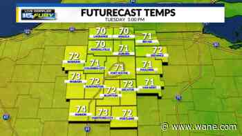 Sunshine will continue to warm us up through mid-week