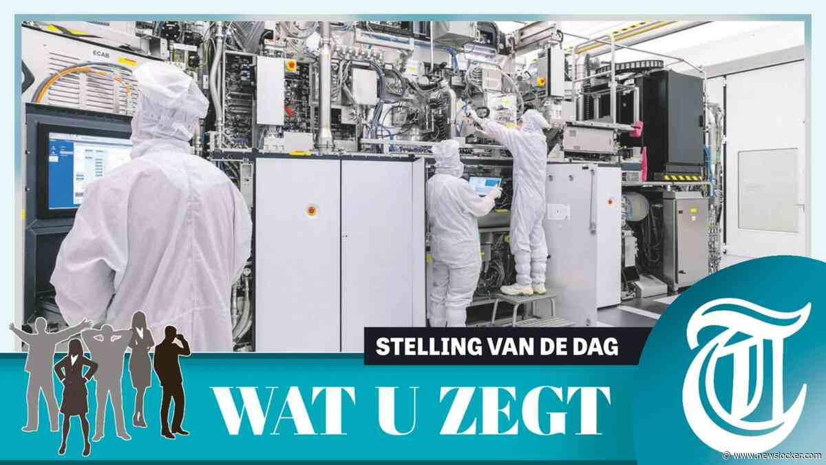 Stelling: Nederland moet zich verzetten tegen Amerikaanse druk op ASML-export naar China