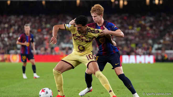 Barcelona believe 17-year-old left-back has the potential to break into Hansi Flick’s first team