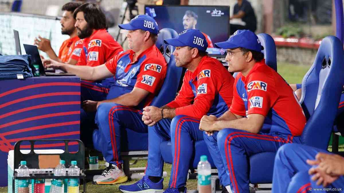 Ganguly takes over as Delhi Capitals' new head coach