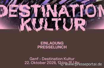 EINLADUNG zum Presse-Lunch nach Zürich: Genf - Destination Kultur