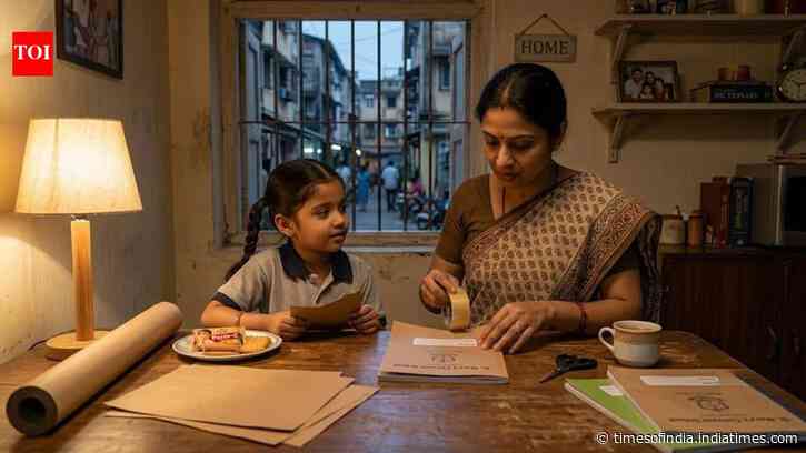 Psychology says brown-paper book covers may be a ritual of care, control and nostalgia for parents