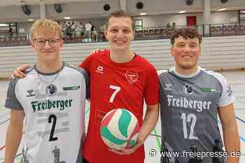Drei Punkte und ein schnelles Wiedersehen: So lief der erste Heimspieltag der Freiberger Volleyballer