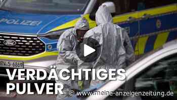 Unbekanntes Pulver löst Spezialkräfte-Einsatz aus: Video zeigt Lage