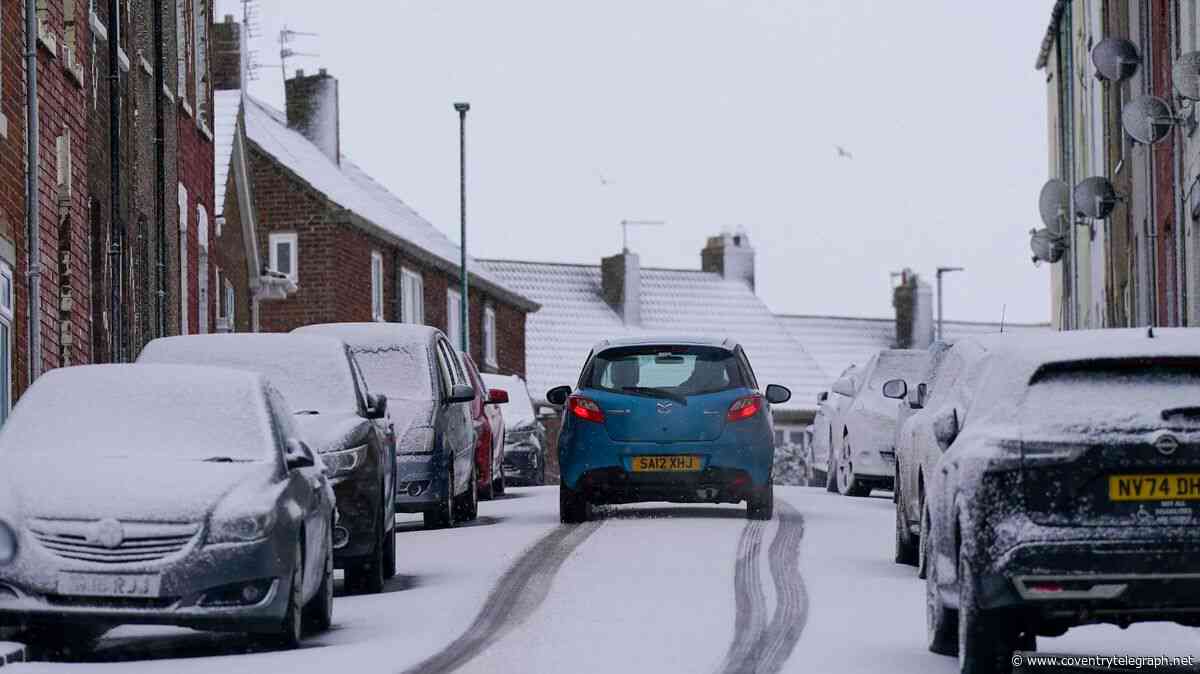 UK snow warning as -2C temperatures set to hit next week