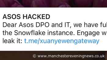 ASOS hacked as customers sent threatening message