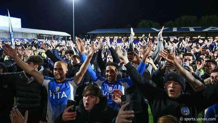Hatters charged after play-off pitch invasion
