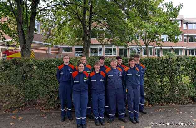FW Beverungen: Leistungsspange erfolgreich abgelegt / Jugendfeuerwehren der Stadt Beverungen stellen gemischte Gruppe bei der Abnahme in Bad Oeynhausen