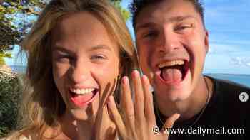 Dire Straits rocker Mark Knopfler's actress daughter Issy announces her engagement to co-star boyfriend Sam Buchanan
