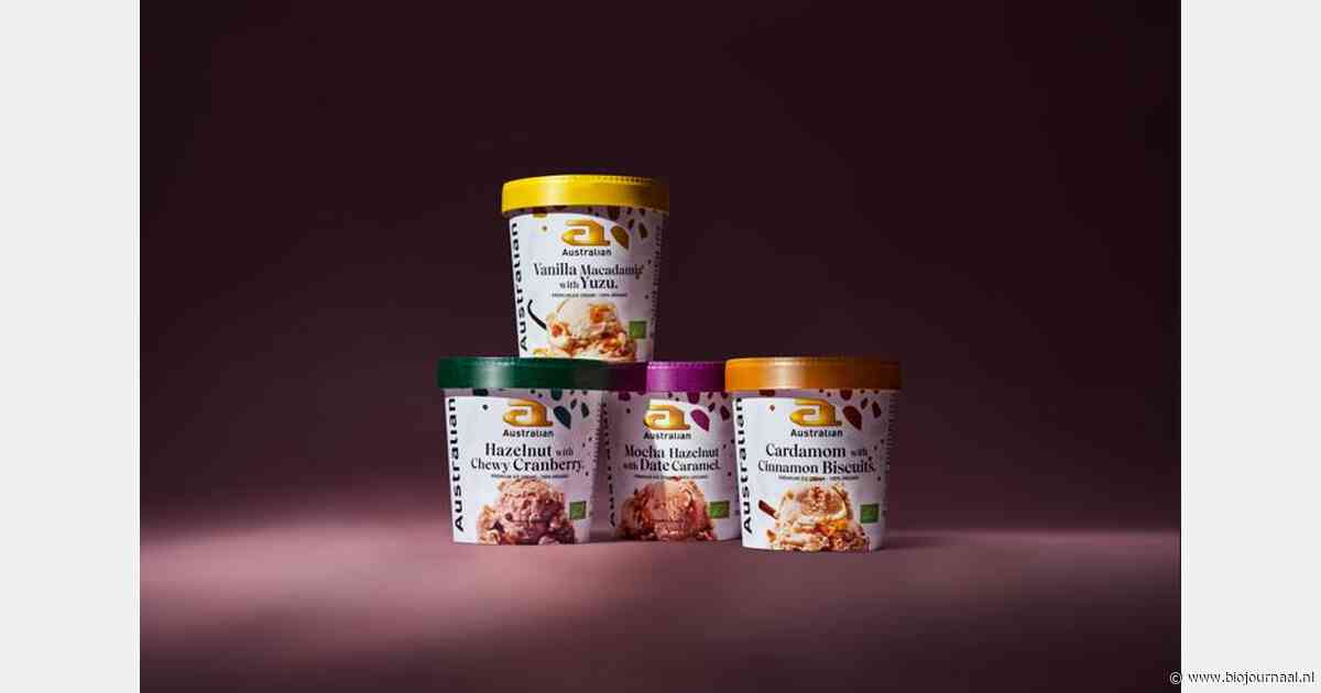 Australian introduceert vier biologische ijspints bij Albert Heijn