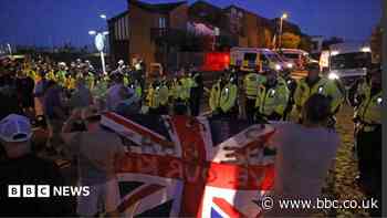 Man charged over Gosport migrant protest